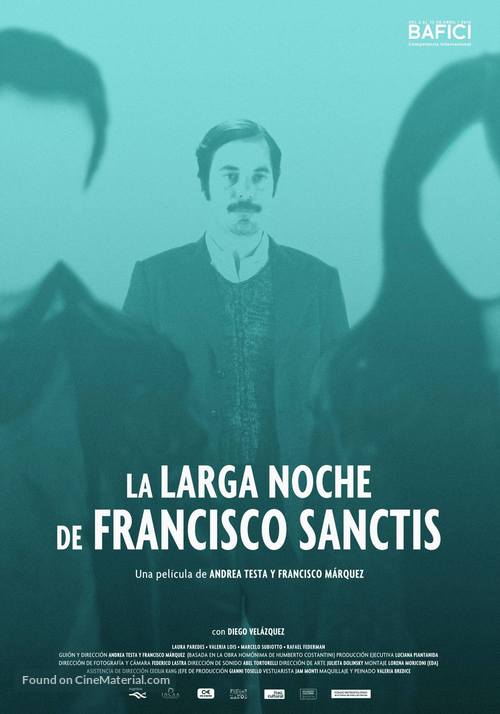 La larga noche de Francisco Sanctis - Argentinian Movie Poster