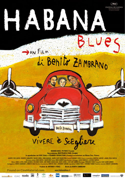 Habana Blues - Italian Movie Poster
