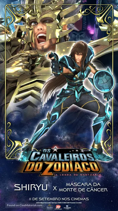 Get Saint Seiya Legend Of Sanctuary 2014 Brazilian Movie Poster HD Wallpaper Saint Seiya Legend Of Sanctuary 2014 Brazilian Movie Poster For iPhone