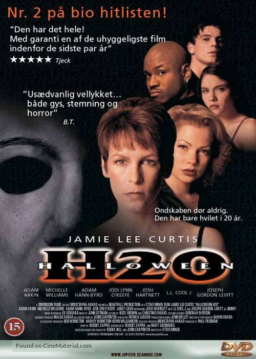 Halloween H20: 20 Years Later - Danish DVD movie cover