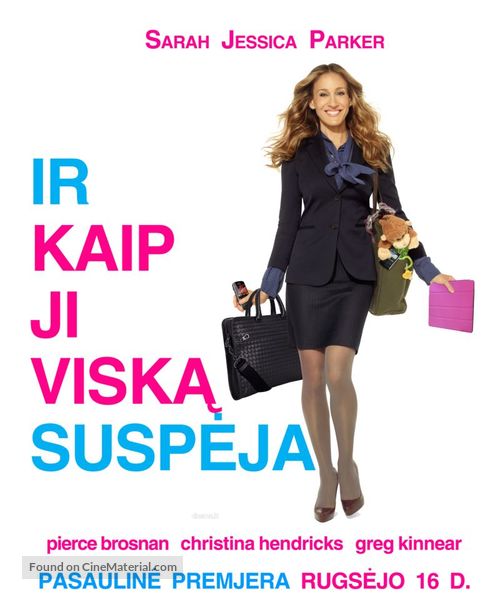 I Don&#039;t Know How She Does It - Lithuanian Movie Poster