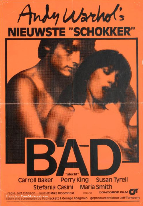 Bad - Dutch Movie Poster