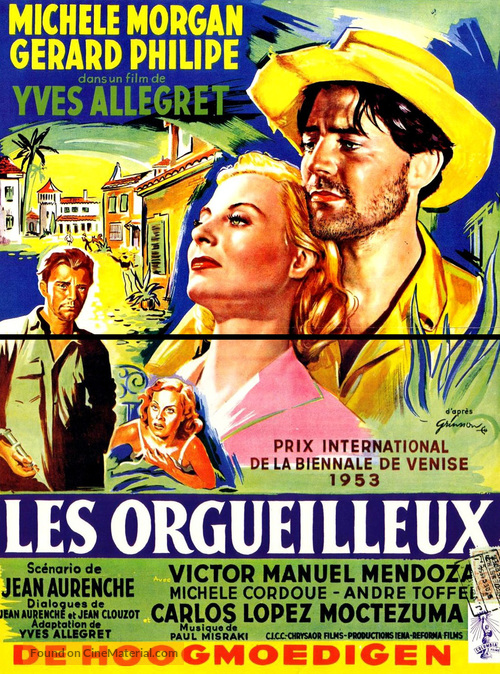 Orgueilleux, Les - Belgian Movie Poster