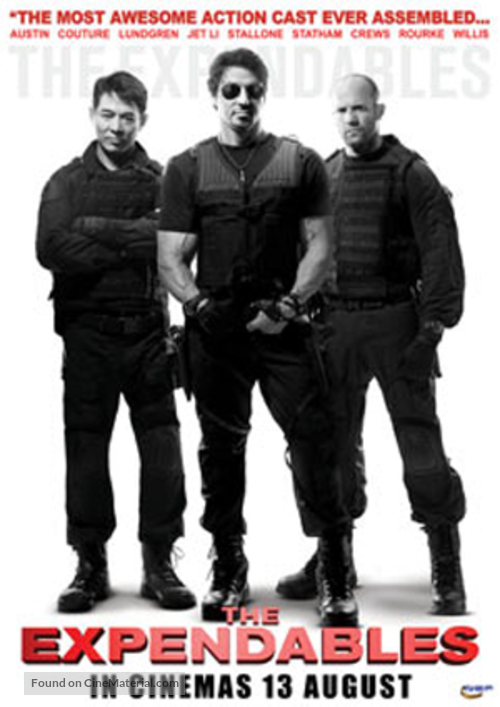 The Expendables - Malaysian Movie Poster