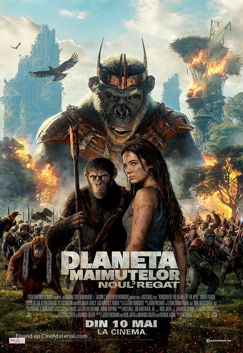 Kingdom of the Planet of the Apes - Romanian Movie Poster