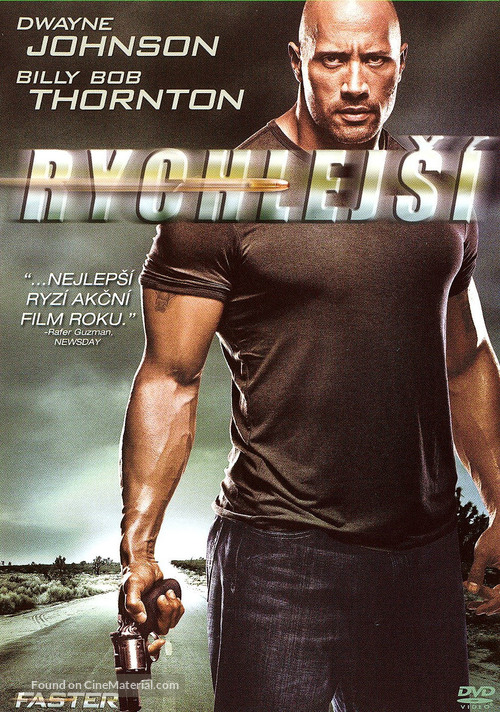 Faster - Czech DVD movie cover