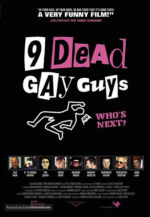 9 Dead Gay Guys - DVD movie cover