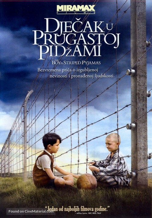 The Boy in the Striped Pyjamas - Croatian Movie Cover