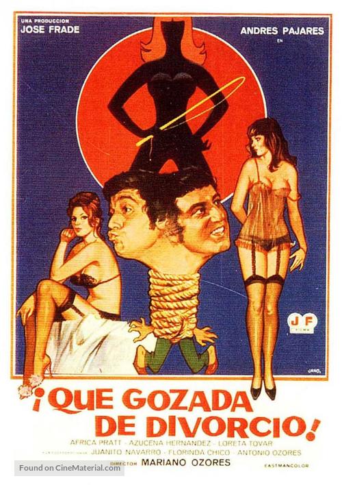 &iexcl;Qu&eacute; gozada de divorcio! - Spanish Movie Poster