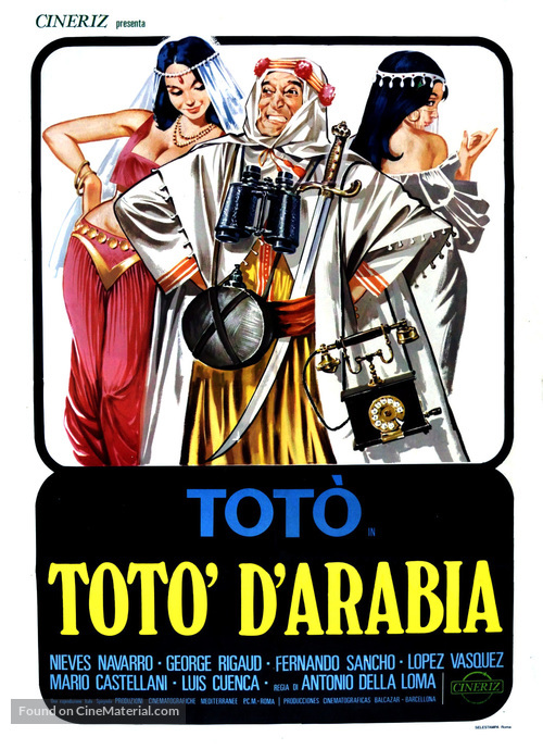 Tot&ograve; d&#039;Arabia - Italian Movie Poster