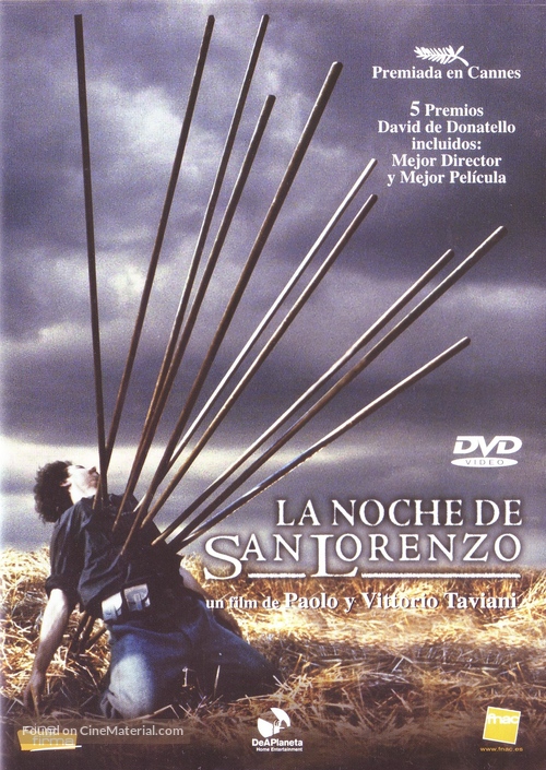 La notte di San Lorenzo - Spanish DVD movie cover