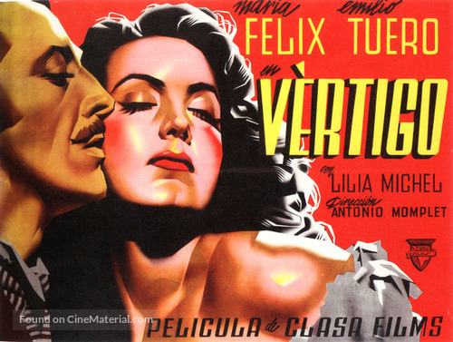 V&eacute;rtigo - Mexican Movie Poster