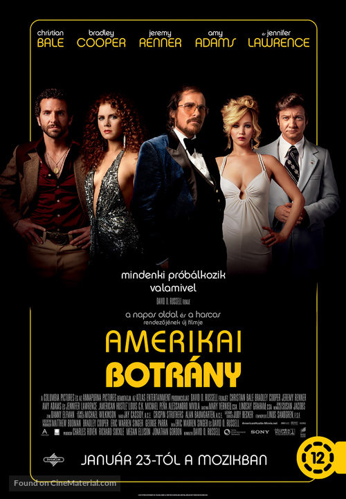 American Hustle - Hungarian Movie Poster