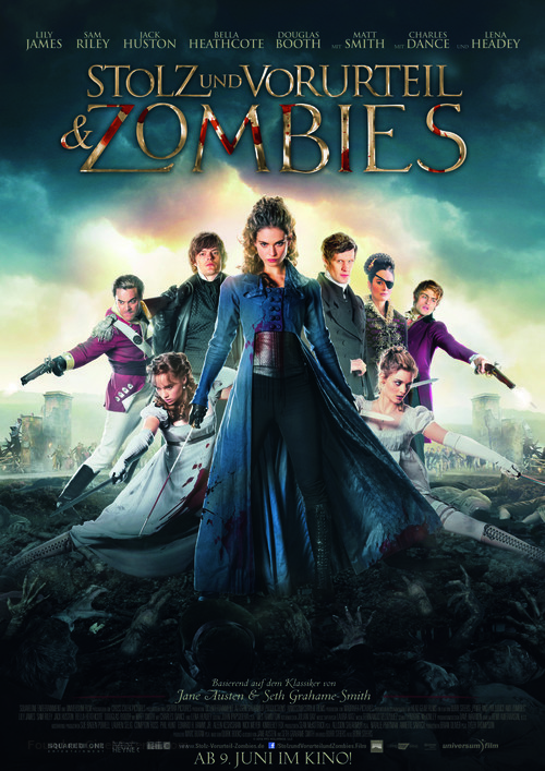 Pride and Prejudice and Zombies - German Movie Poster