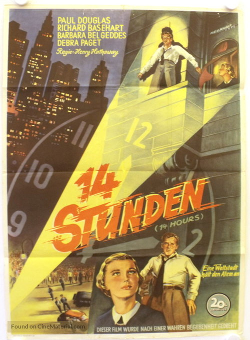 Fourteen Hours - German Movie Poster