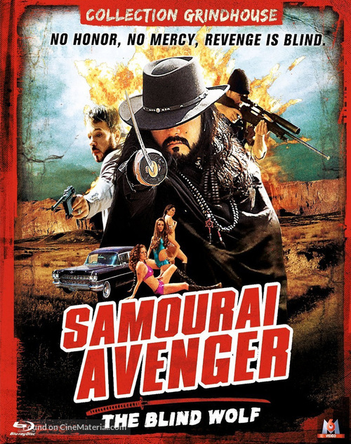 Samurai Avenger: The Blind Wolf - French Blu-Ray movie cover