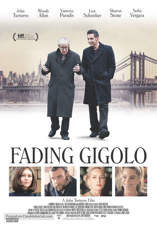 Fading Gigolo - Canadian Movie Poster