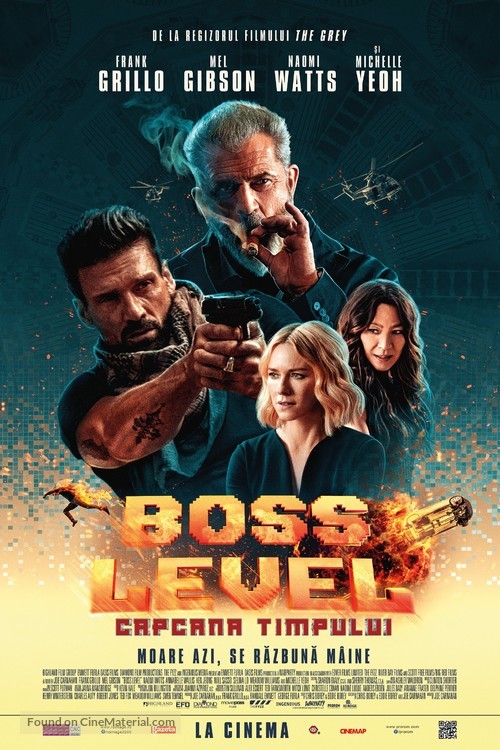 Boss Level - Romanian Movie Poster