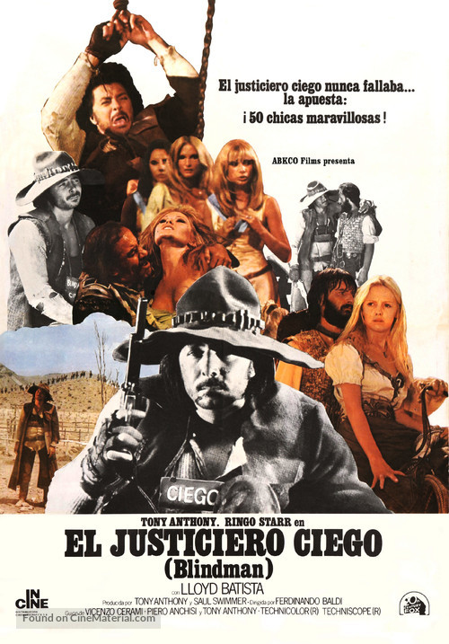 Blindman - Spanish Movie Poster