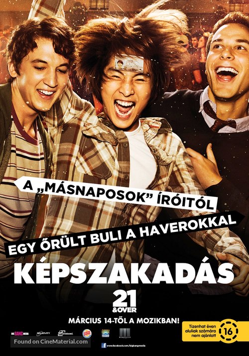 21 and Over - Hungarian Movie Poster