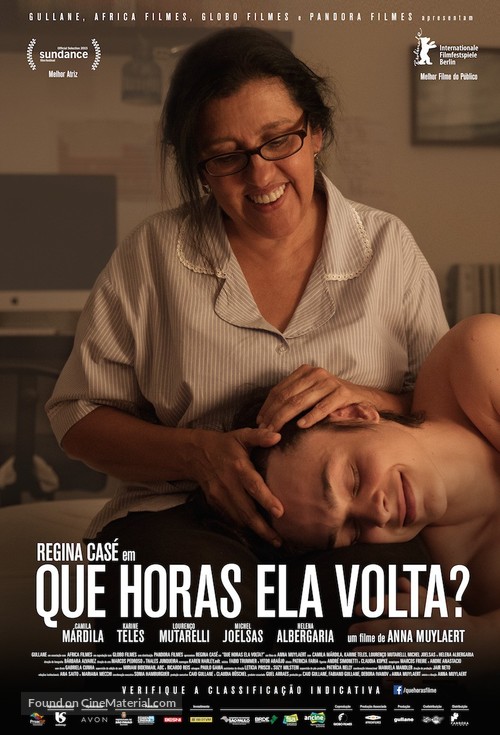 Que Horas Ela Volta? - Brazilian Movie Poster