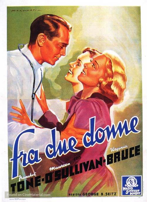 Between Two Women - Italian Movie Poster