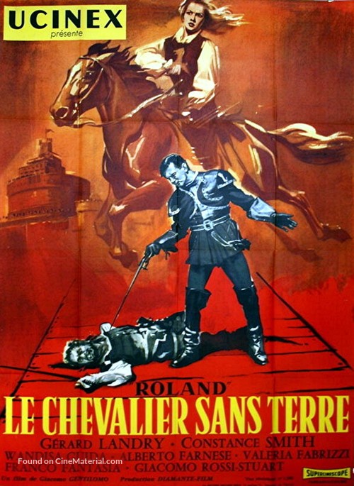 Il cavaliere senza terra - French Movie Poster