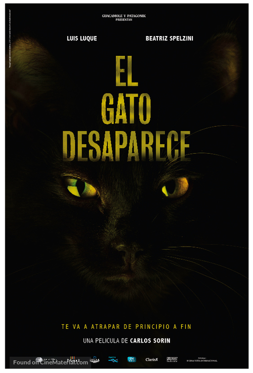 El gato desaparece - Argentinian Movie Poster