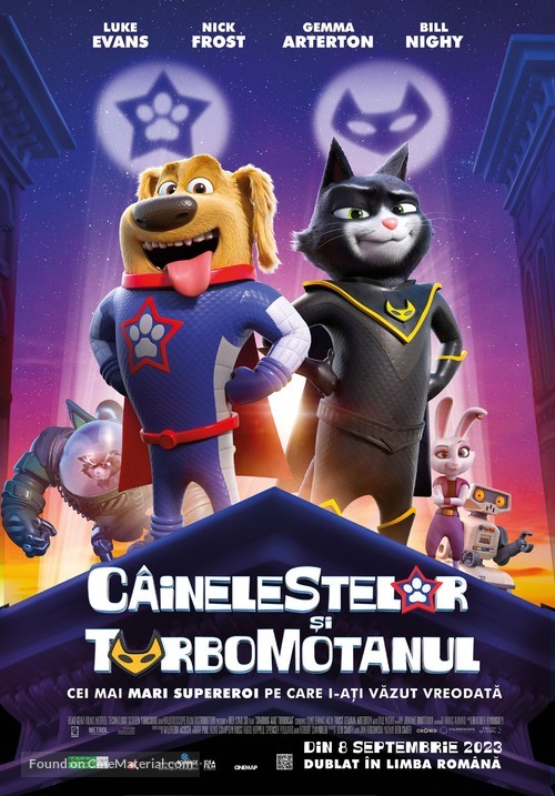 SpaceDog and TurboCat - Romanian Movie Poster