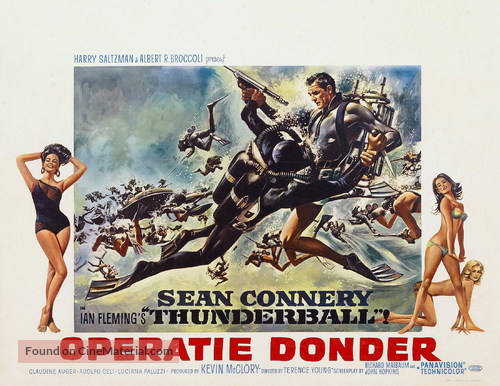 Thunderball - Belgian Re-release movie poster