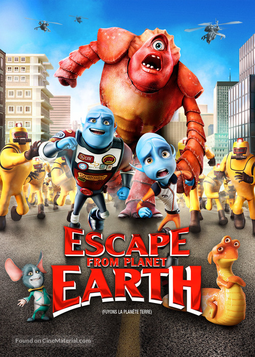 Escape from Planet Earth - Canadian DVD movie cover