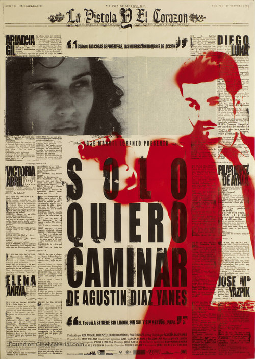 S&oacute;lo quiero caminar - Spanish Movie Poster