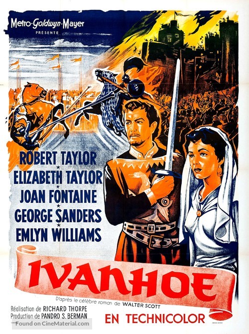 Ivanhoe - French Movie Poster