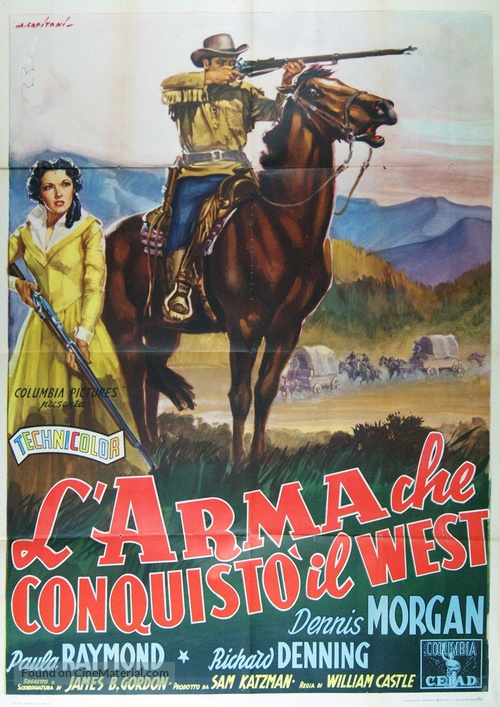 The Gun That Won the West - Italian Movie Poster