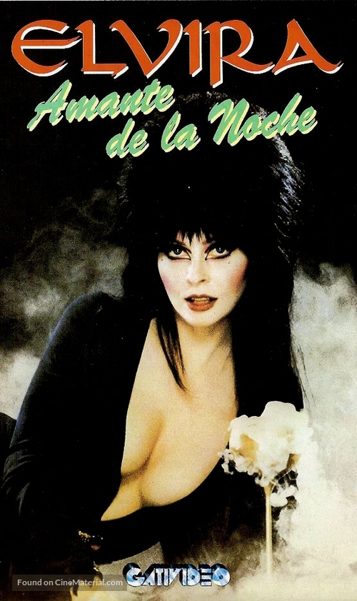 Elvira, Mistress of the Dark - Argentinian VHS movie cover