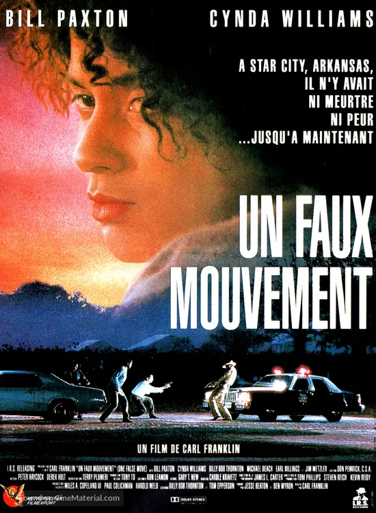One False Move 1992 French Movie Poster