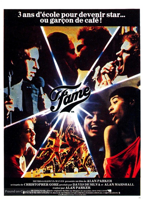 Fame - French Movie Poster