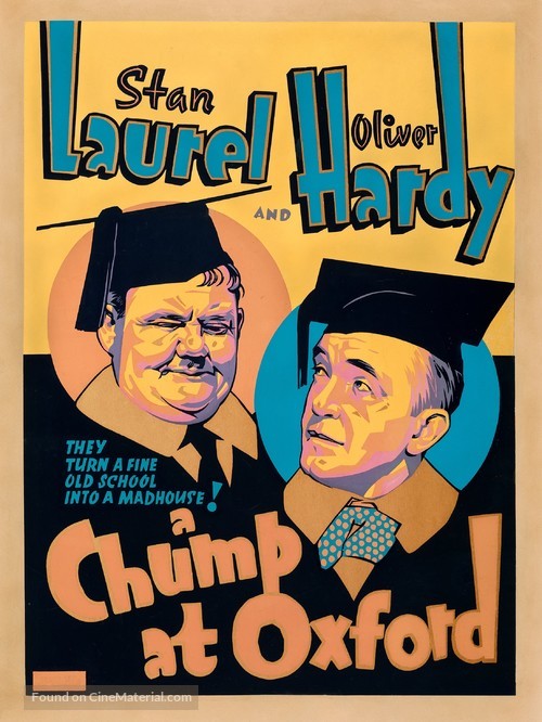 A Chump at Oxford - Movie Poster
