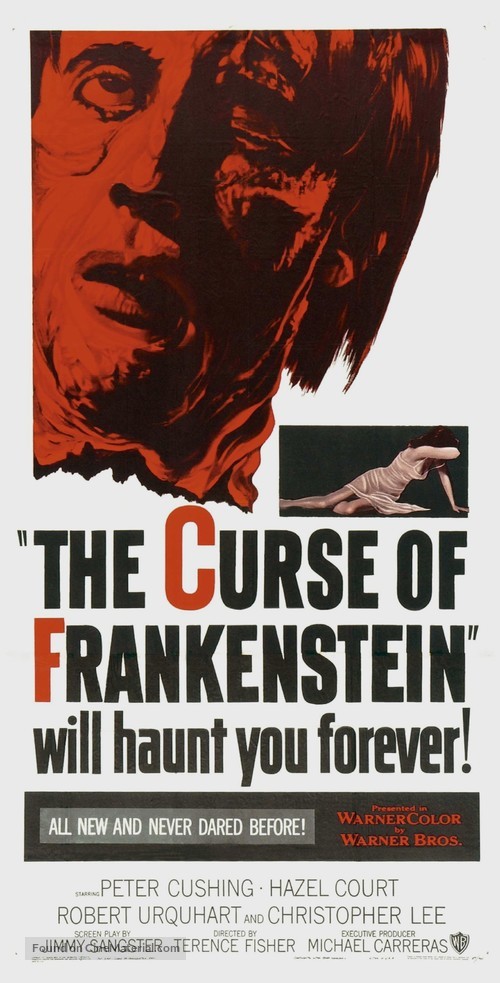 The Curse of Frankenstein - Movie Poster