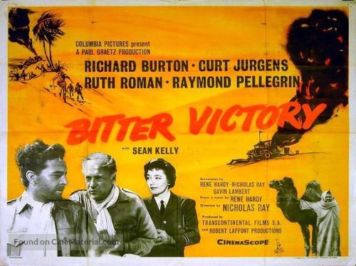 Bitter Victory - British Movie Poster