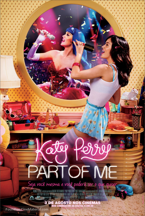 Katy Perry: Part of Me - Brazilian Movie Poster