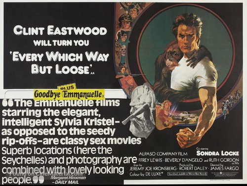 Every Which Way But Loose - British Combo movie poster