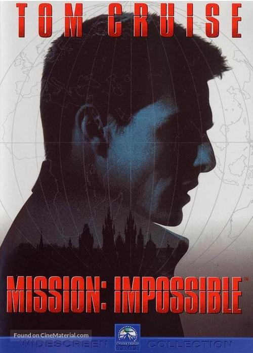 Mission: Impossible - German DVD movie cover