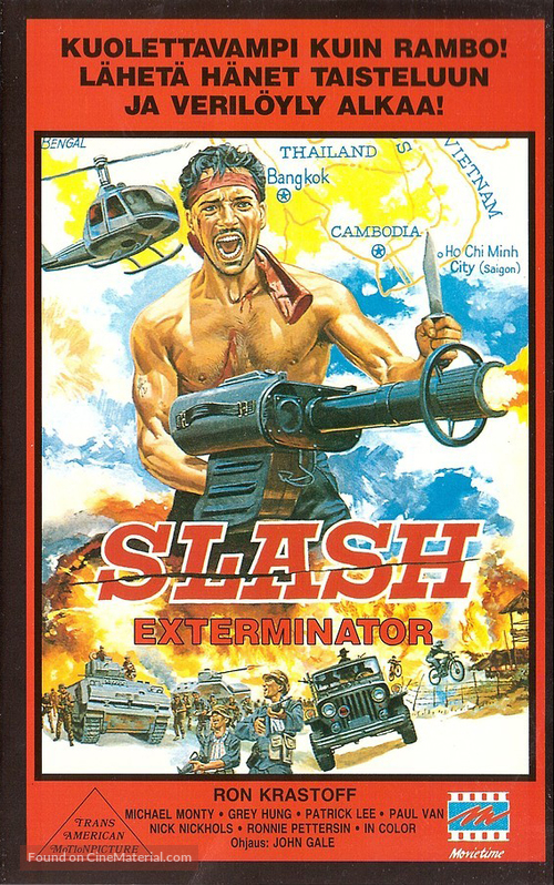 Slash - Finnish VHS movie cover