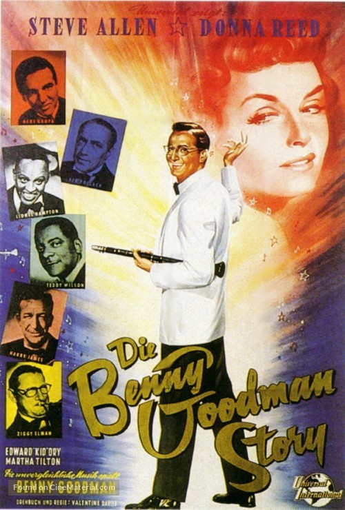 The Benny Goodman Story - German Movie Poster