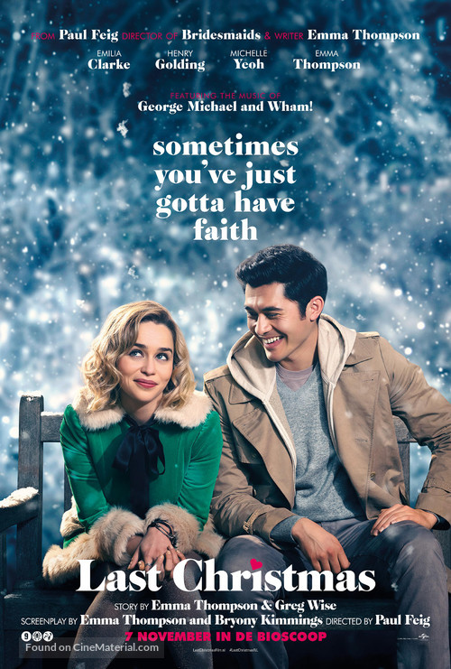 Last Christmas - Dutch Movie Poster