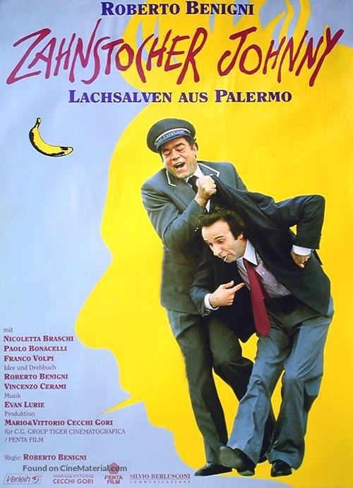 Johnny Stecchino - German Movie Poster