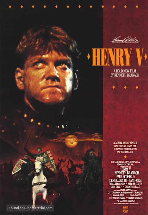 Henry V - Movie Poster