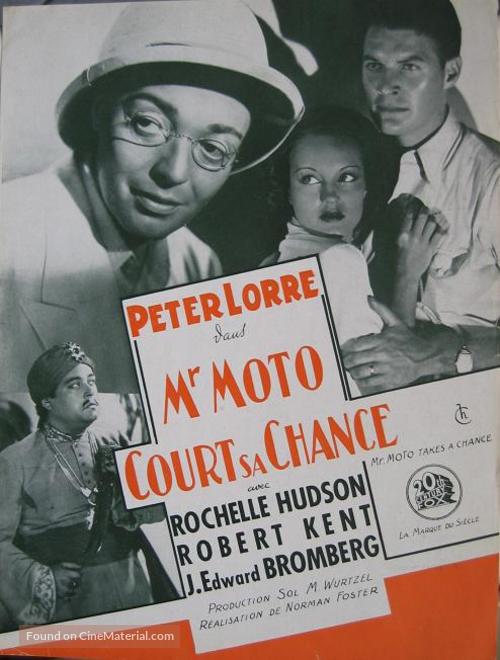Mr. Moto Takes a Chance - French poster