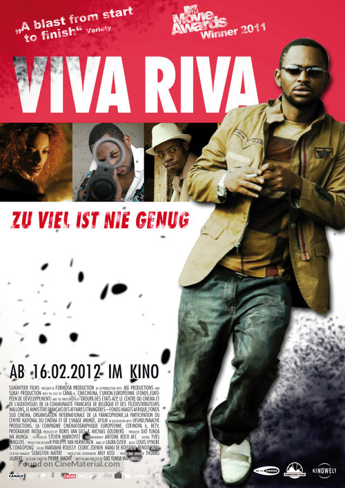 Viva Riva! - German Movie Poster